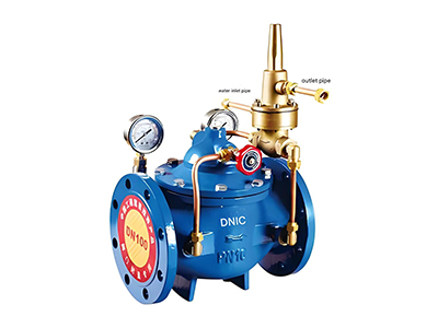 Hydraulic bypass valve schematic showing flow diversion around hyd motor