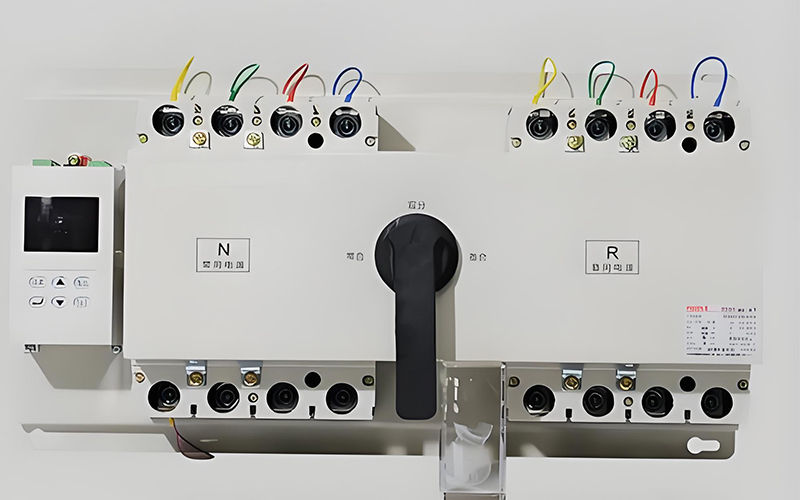 Dual power control system diagram showing high and low power settings